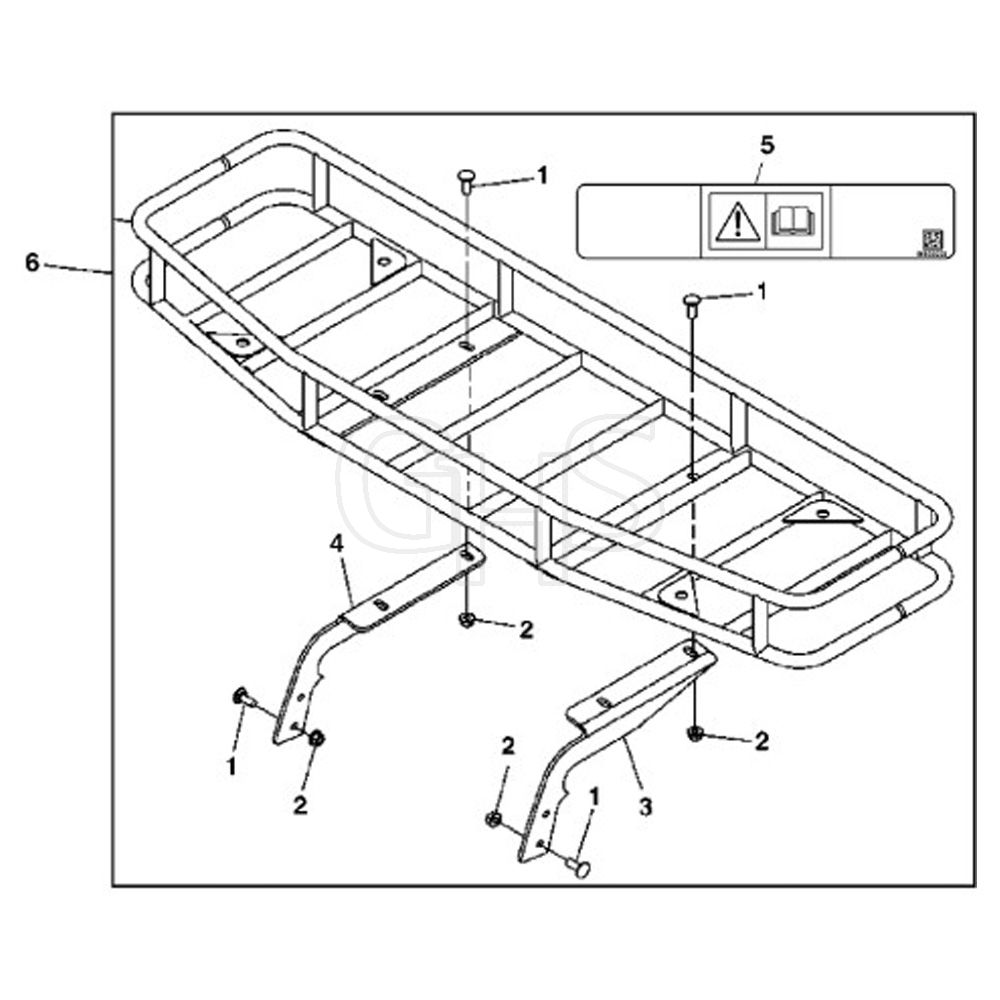 John Deere XUV - PC11574 - Hood Rack - ST730172 | GHS
