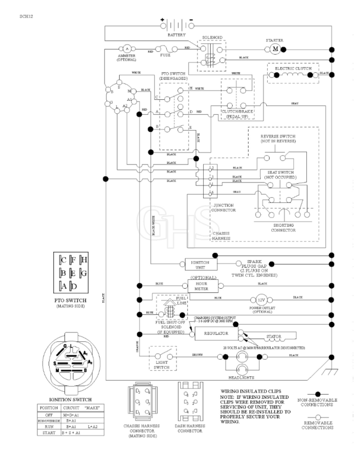 Husqvarna Yt48Xls Schematic GHS