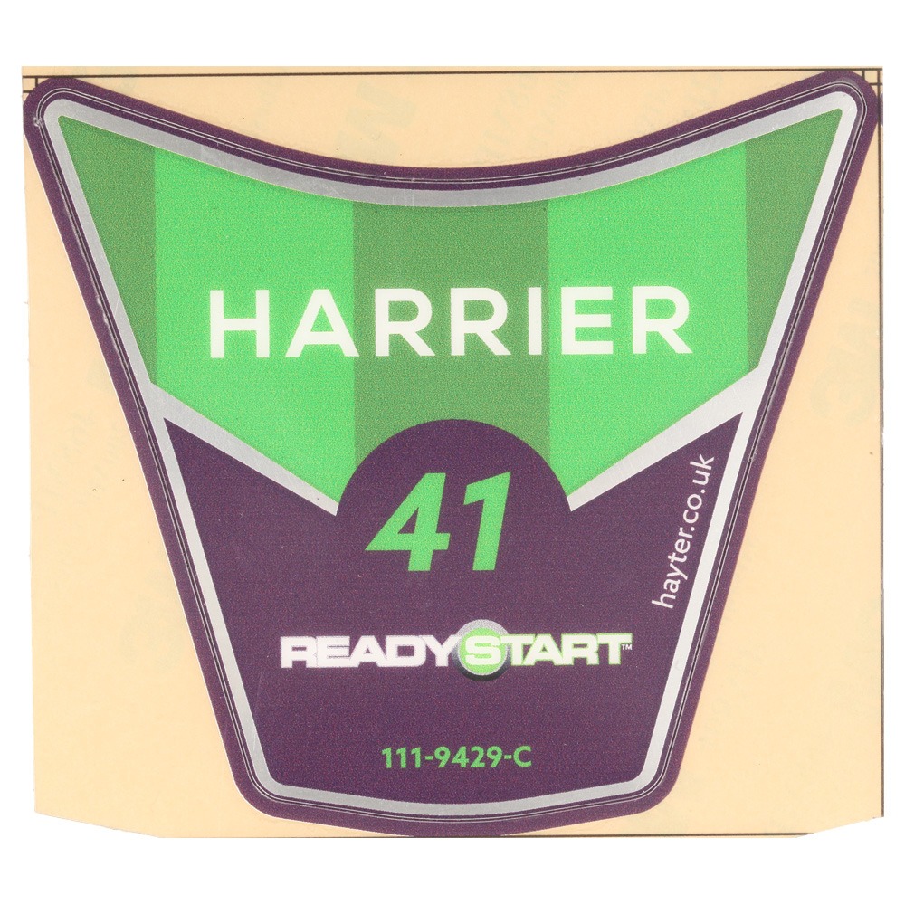 Decal-Harrier 41 Push