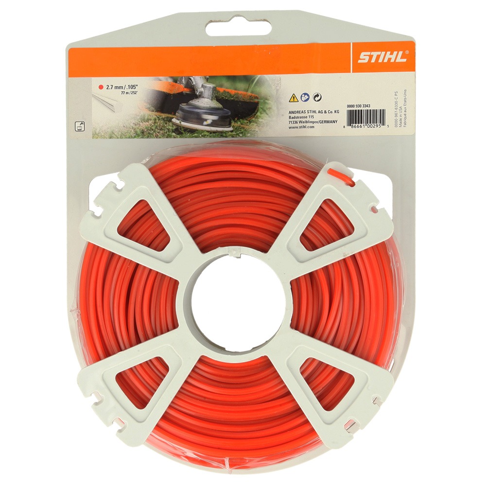 Line Pentagonal Ø 2.7mm x 77 M Red