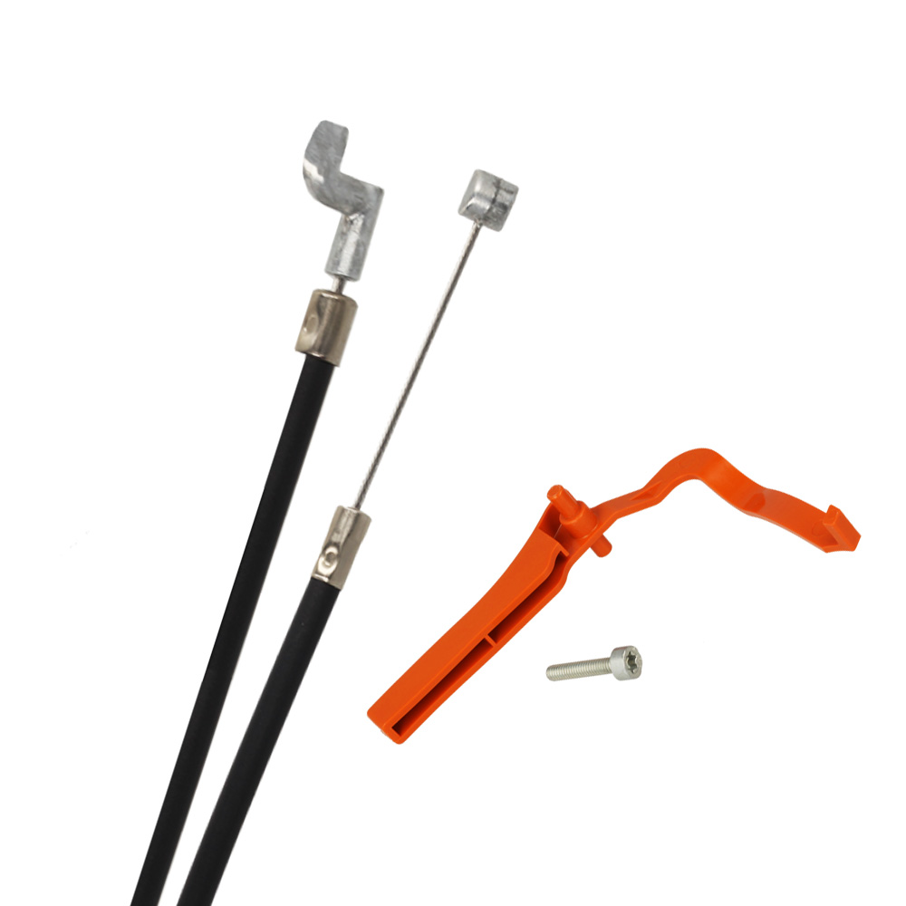 Throttle Cable and Lockout Leve
