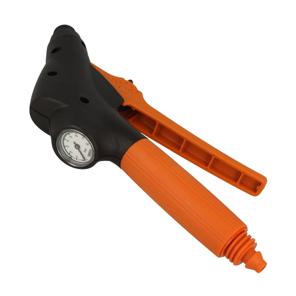 Spray gun with pressure gauge (Contains 2 - 6 + 8 - 11)