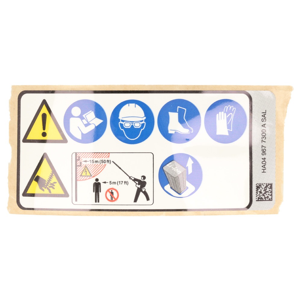 Warning pictogram HLA 135